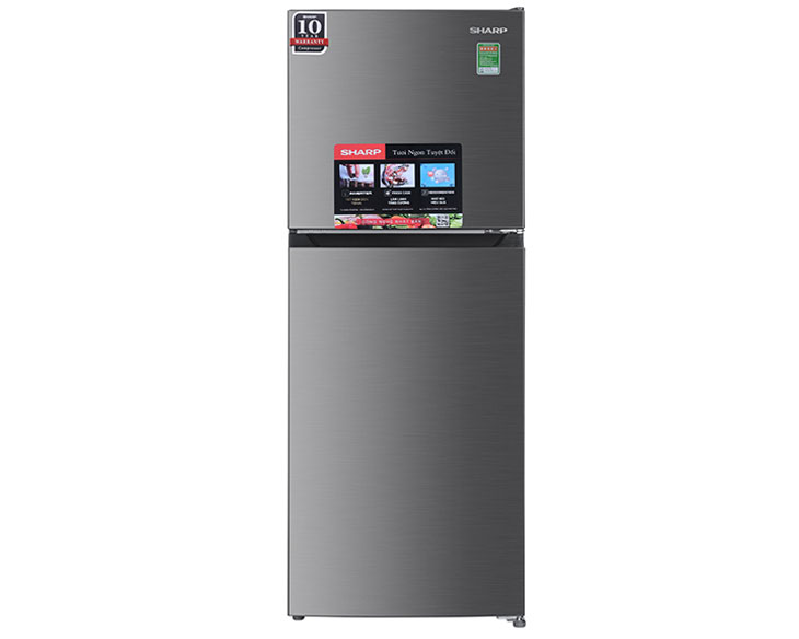 Tủ lạnh Sharp Inverter 197 Lít SJ-X215V-SL