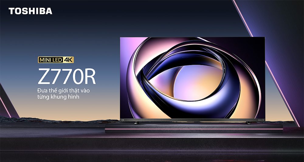Smart Tivi Mini LED Toshiba AI 4K 65 Inch 65Z770RP