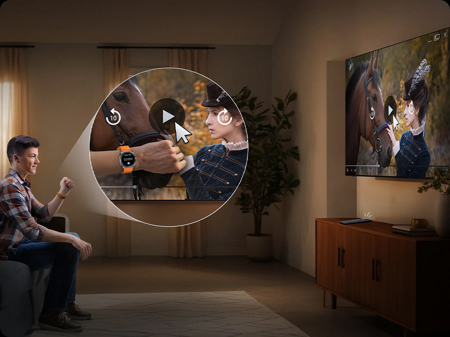 smart-tivi-samsung-qled-4k-ai-65-inch-qa65q6fa-110882-7 Tính năng Universal Gestures Tivi Samsung QLED 4K AI 65 Inch QA65Q6F