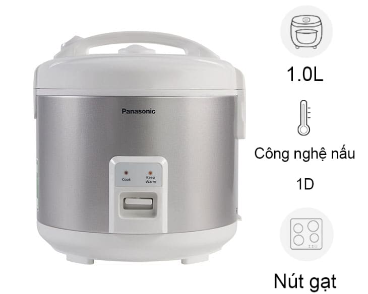Nồi cơm nắp gài Panasonic 1 lít SR-MVN10LRAX