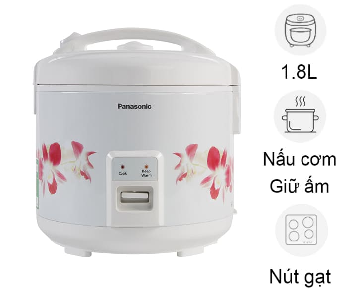 Nồi cơm nắp gài Panasonic 1.8 lít SR-MVN18FRAX
