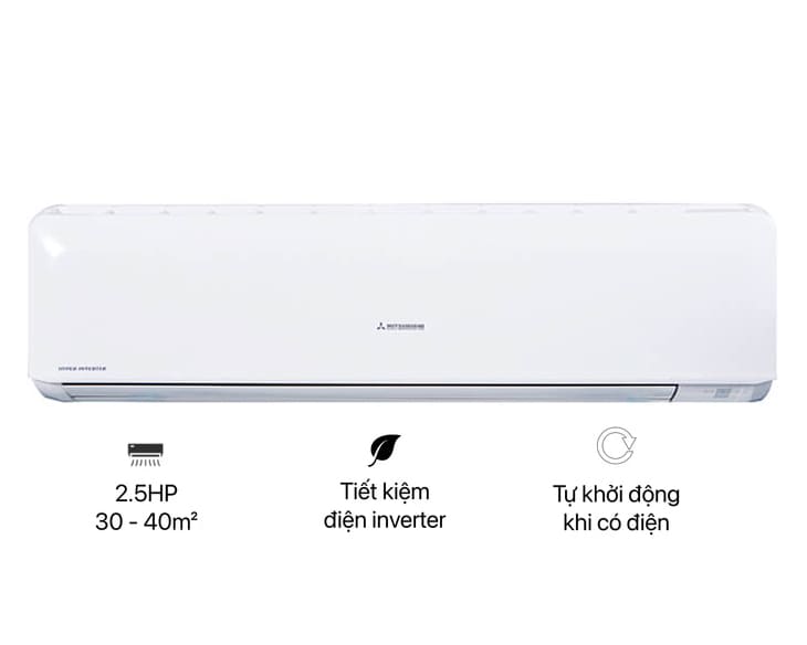 Máy lạnh Mitsubishi Heavy Inverter 2.5 HP SRK24YXS-W5