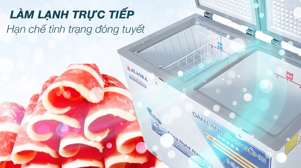 Tủ Đông Mát Alaska 230 lít BCD 3068C