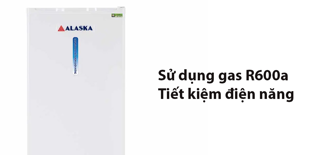 Sử dụng gas R600a, tiết kiệm điện năng