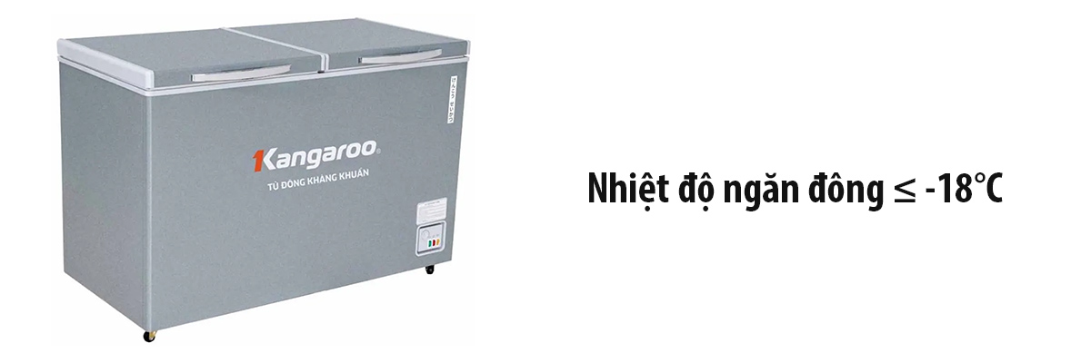 tu-dong-kangaroo-inverter-375-lit-kgfz435ig1-107860-4 Nhiệt độ ngăn đông ≤ -18°C