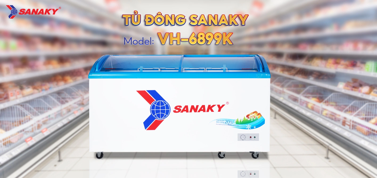 Tủ Đông Sanaky 450 Lít VH-6899K