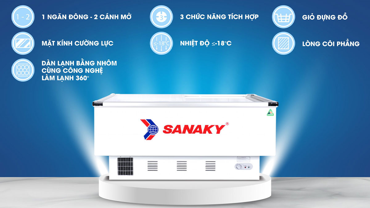 Tủ Đông Sanaky 516 Lít VH-999K