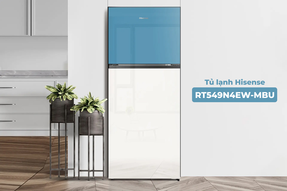 Tủ lạnh Hisense Inverter 424 lít RT549N4EW-MBU