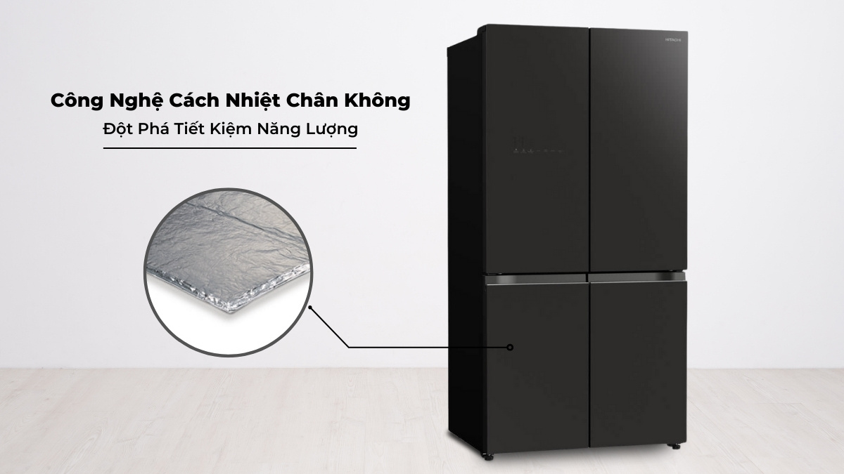 tu-lanh-hitachi-inverter-569-lit-r-wb640vgv0gmg-14597-4 Công nghệ cách nhiệt chân không VIP hạn chế tình trạng thất thoát nhiệt