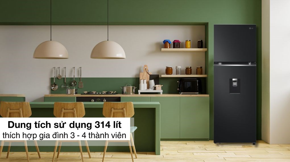 Tủ lạnh LG Inverter 314 lít LTD31BLM