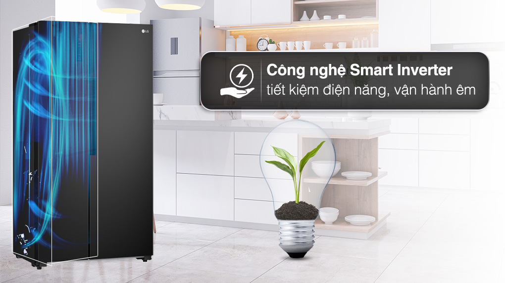 Tủ lạnh LG Inverter 519 lít GR-B256BL Tủ lạnh LG Inverter 519 lít GR-B256BL