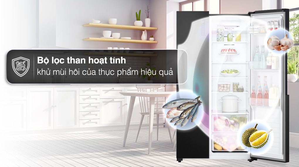 Tủ lạnh LG Inverter 519 lít GR-B256BL Tủ lạnh LG Inverter 519 lít GR-B256BL