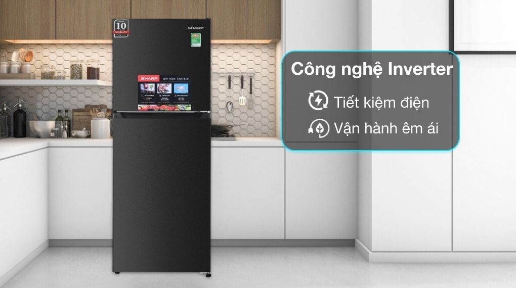 Tủ lạnh Sharp Inverter 197 lít SJ-X215V-DG - Công nghệ tiết kiệm điện tu lanh sharp inverter 215 lit sj x215v dg 24971 2