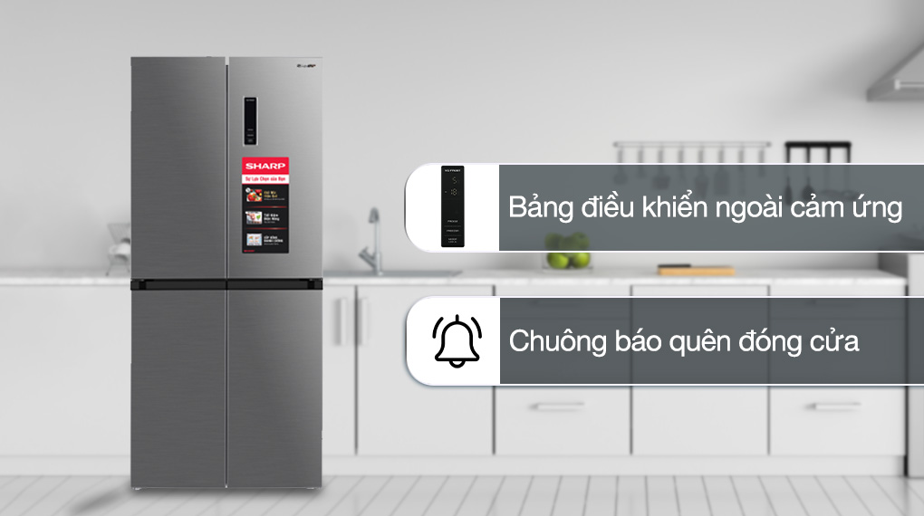 Tủ lạnh Sharp Inverter 362 lít SJ-FX420V-SL - Tiện ích Tủ lạnh Sharp Inverter 362 lít SJ-FX420V-SL - Tiện ích