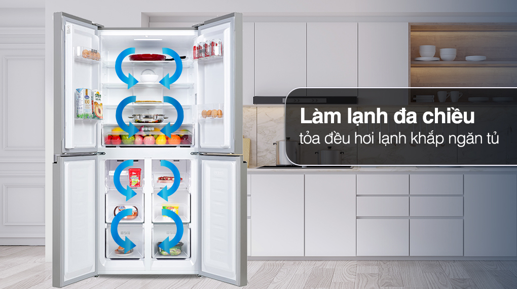 Tủ lạnh Sharp Inverter 362 Lít SJ-FX420VG-BK - Làm lạnh đa chiều Tủ lạnh Sharp Inverter 362 Lít SJ-FX420VG-BK - Làm lạnh đa chiều