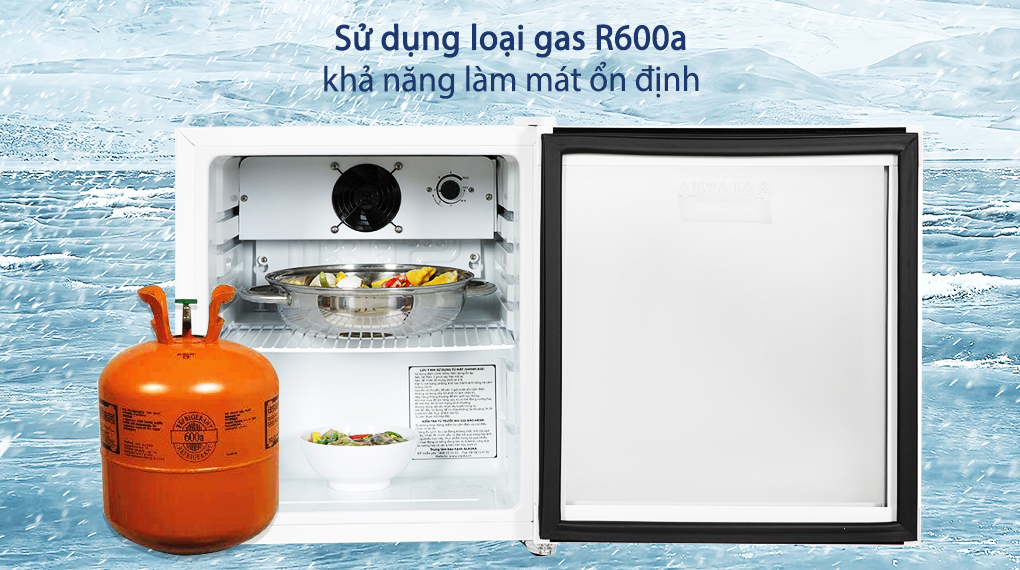 Tủ mát Alaska 50 lít LC 50 Trắng - Thiết kế bên trong