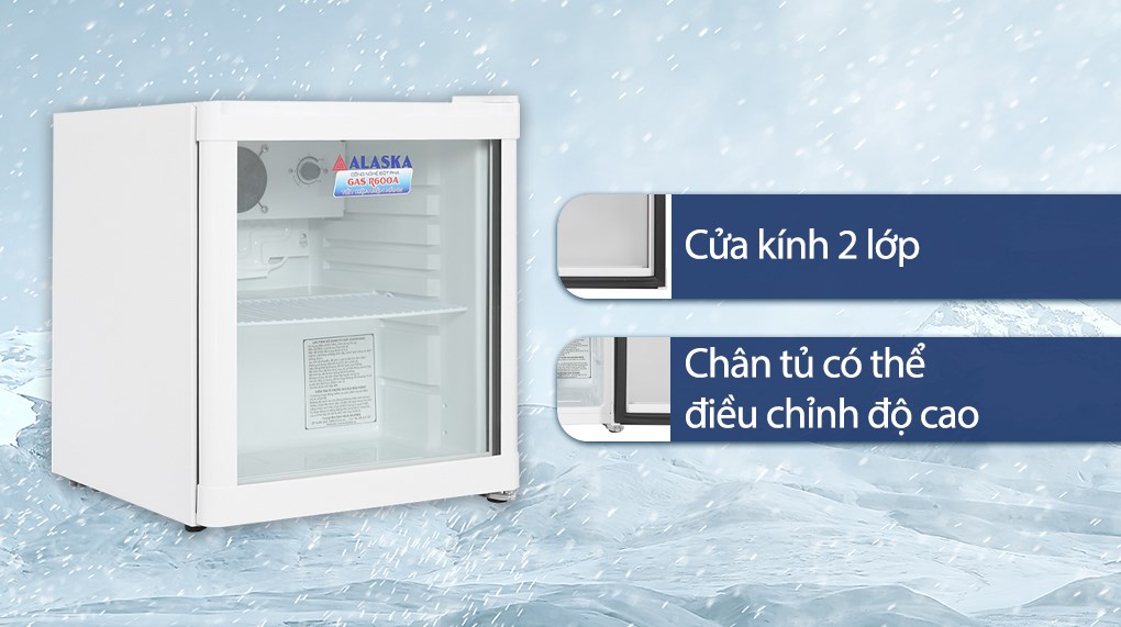 Tủ mát Alaska 50 lít LC 50 Trắng - Tiện ích