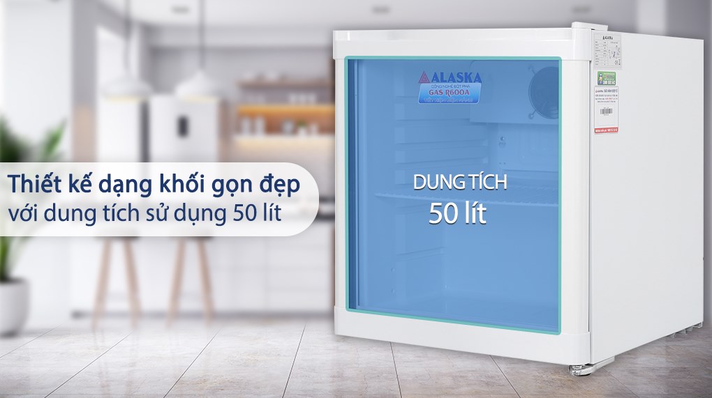 Tủ mát Alaska 50 lít LC 50 Trắng - Tổng quan thiết kế