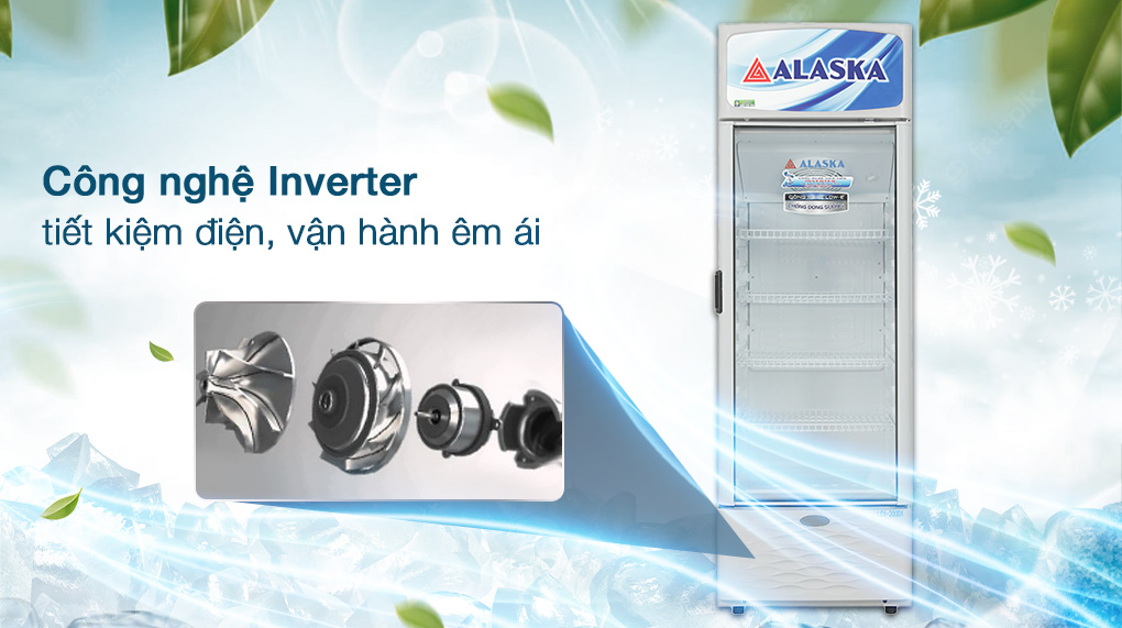 Tủ mát Alaska Inverter 300 lít LCI-300DX - Công nghệ tiết kiệm điện Tủ mát Alaska Inverter 300 lít LCI-300DX - Công nghệ tiết kiệm điện