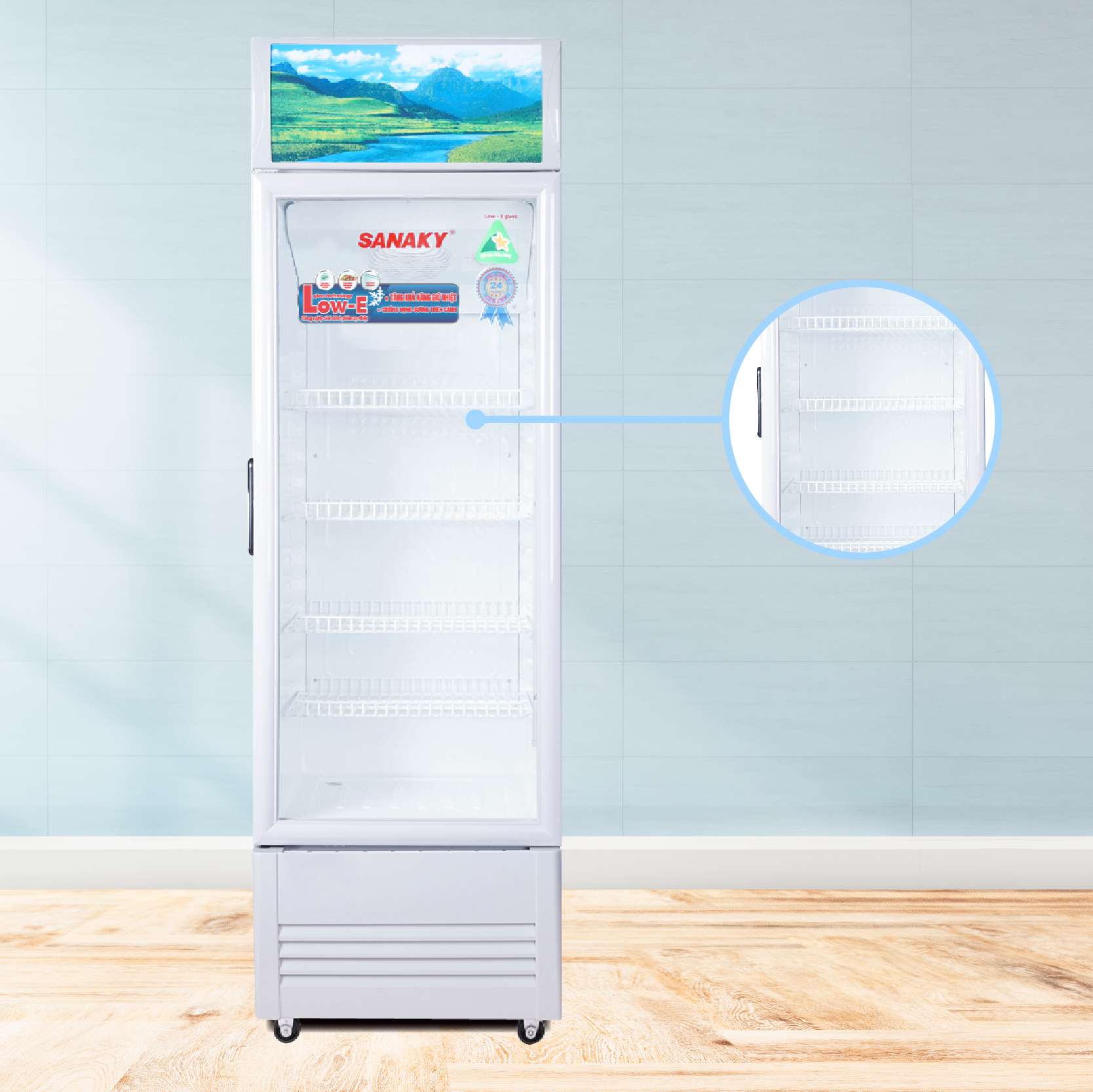 Tủ Mát Sanaky 130 Lít VH-168KL
