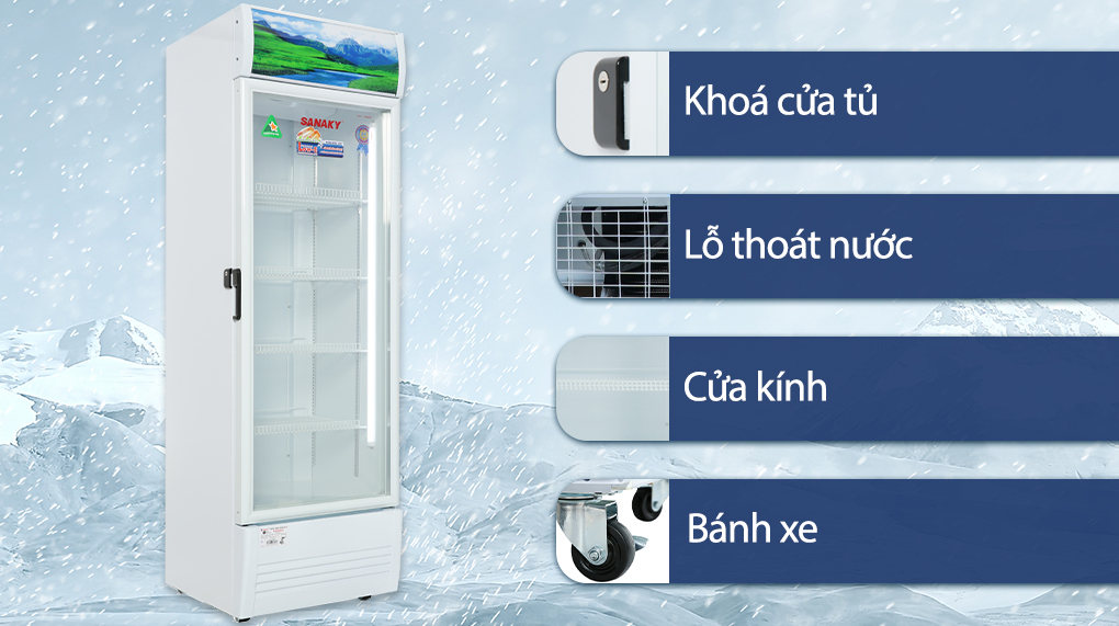 Tủ mát Sanaky 400 lít VH-4089K