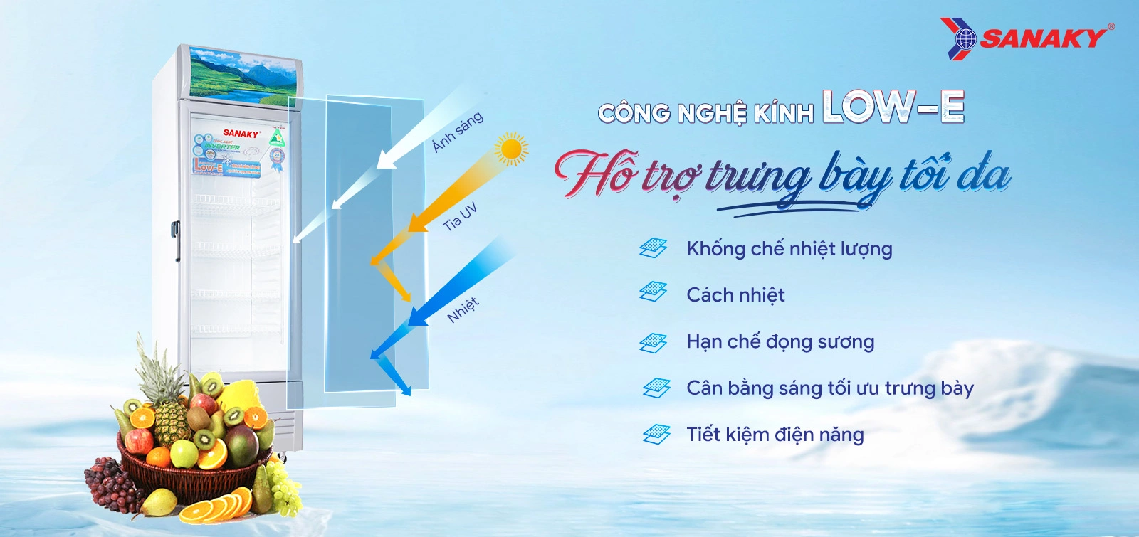 Công nghệ kính Low-E hỗ trợ trưng bày tối đa