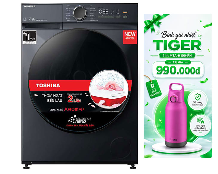 Máy Giặt Toshiba Inverter 9.5 kg TW-T21BU105UWV(MG)