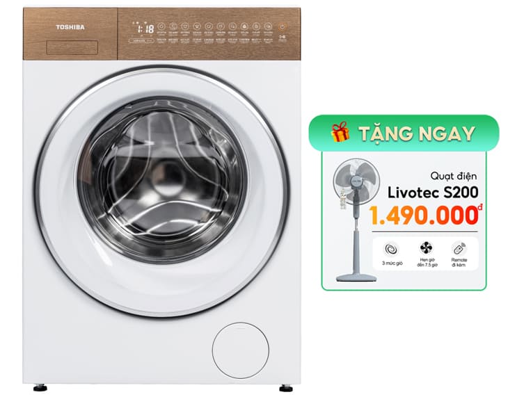 Máy Giặt Toshiba Inverter 10.5 kg TW-T37BZP115MWV(WT)