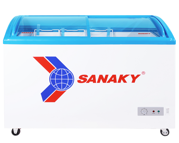 Tủ Đông Kính Cong Sanaky 340 Lít VH-482K