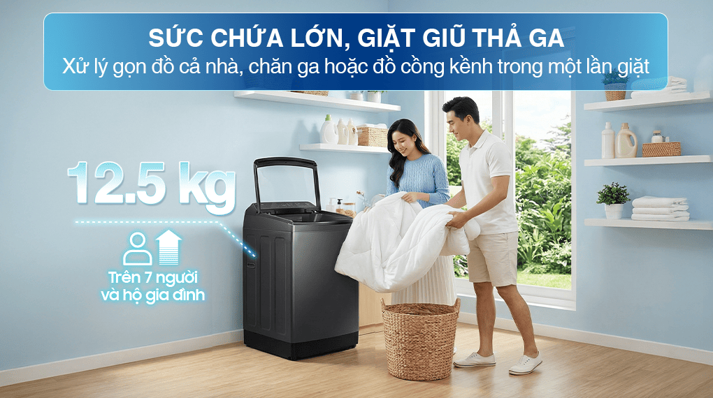 wa40f12e4csv-1 Máy giặt Samsung Inverter 12.5 kg WA40F12E4CSV