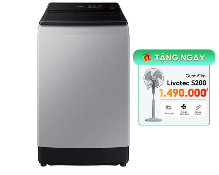 Máy Giặt Samsung Inverter 12.5 kg WA40F12E4LSV