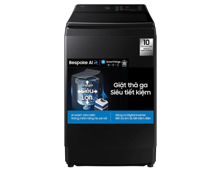 Máy Giặt Samsung Inverter 15 kg WA80F15B6BSV