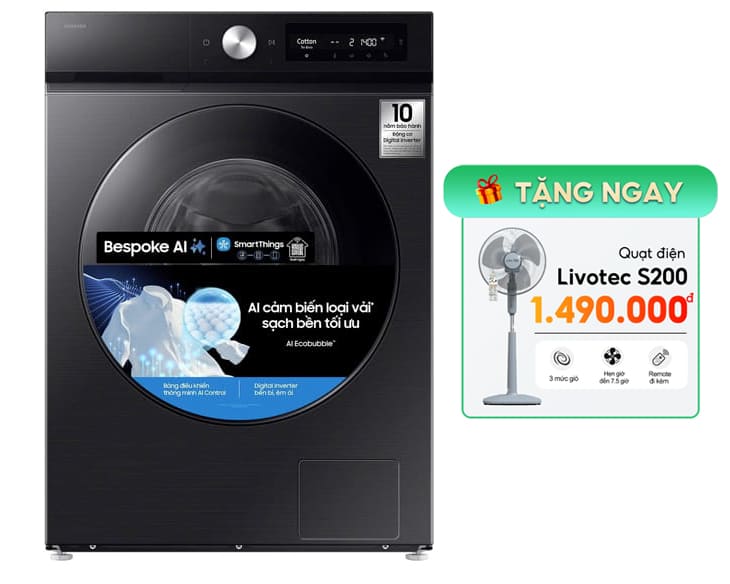 Máy Giặt Samsung Inverter 10 kg WW10DB7U34GBSV